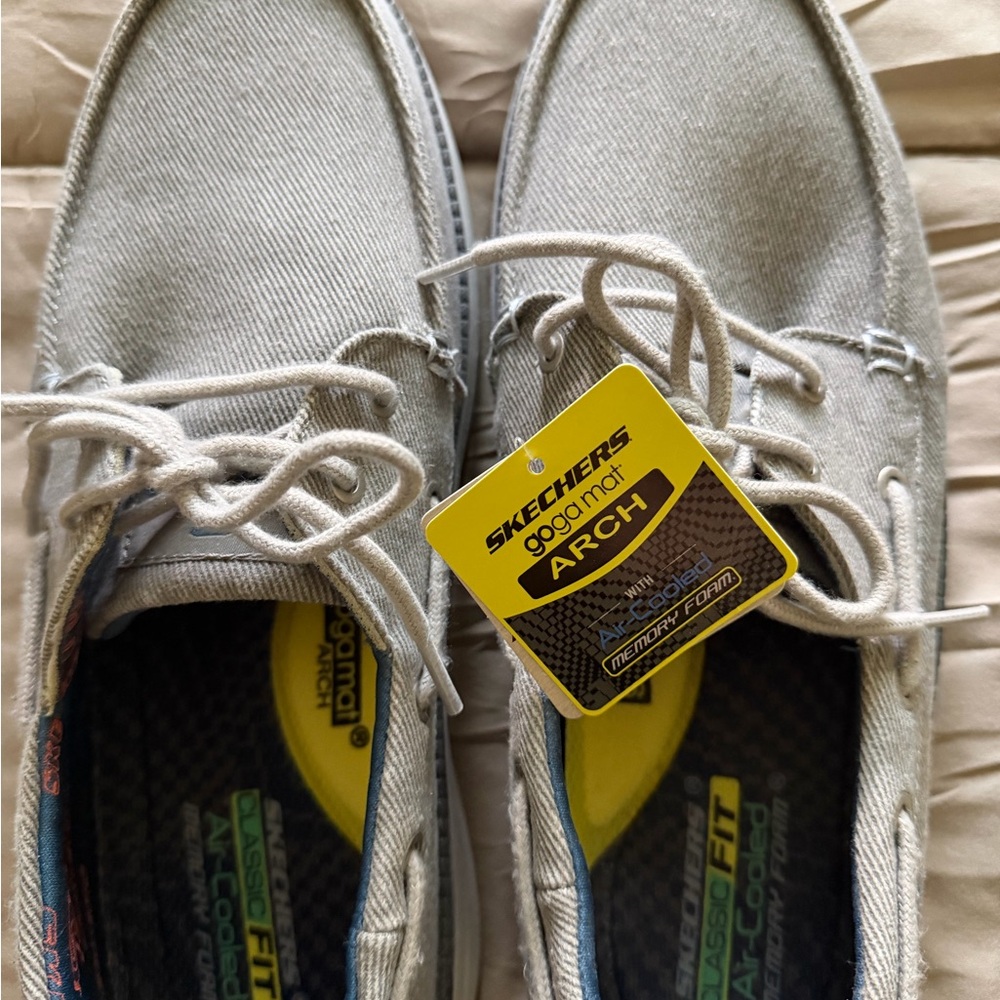 Skechers Light Gray Arch Fit Shoes